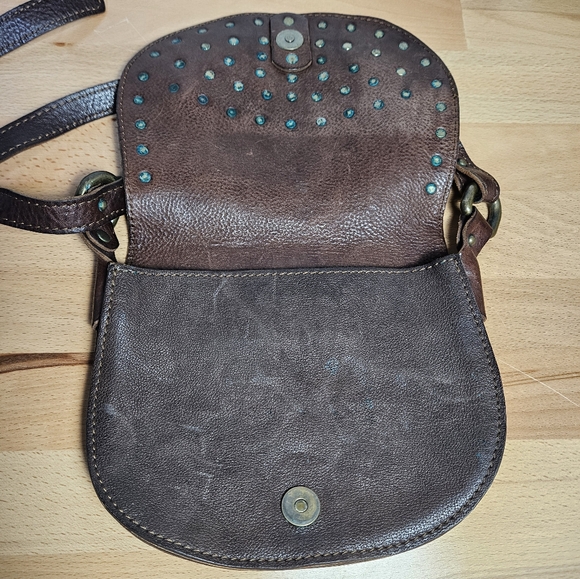Vin Baker Leather Studded Crossbody - Picture 6 of 8